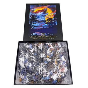 Di alta qualità carta lavagna bianca Design personalizzato <span class=keywords><strong>Puzzle</strong></span> gioco di dimensioni personalizzate meno polveroso <span class=keywords><strong>Puzzle</strong></span> per bambini adulti - Product Image 2