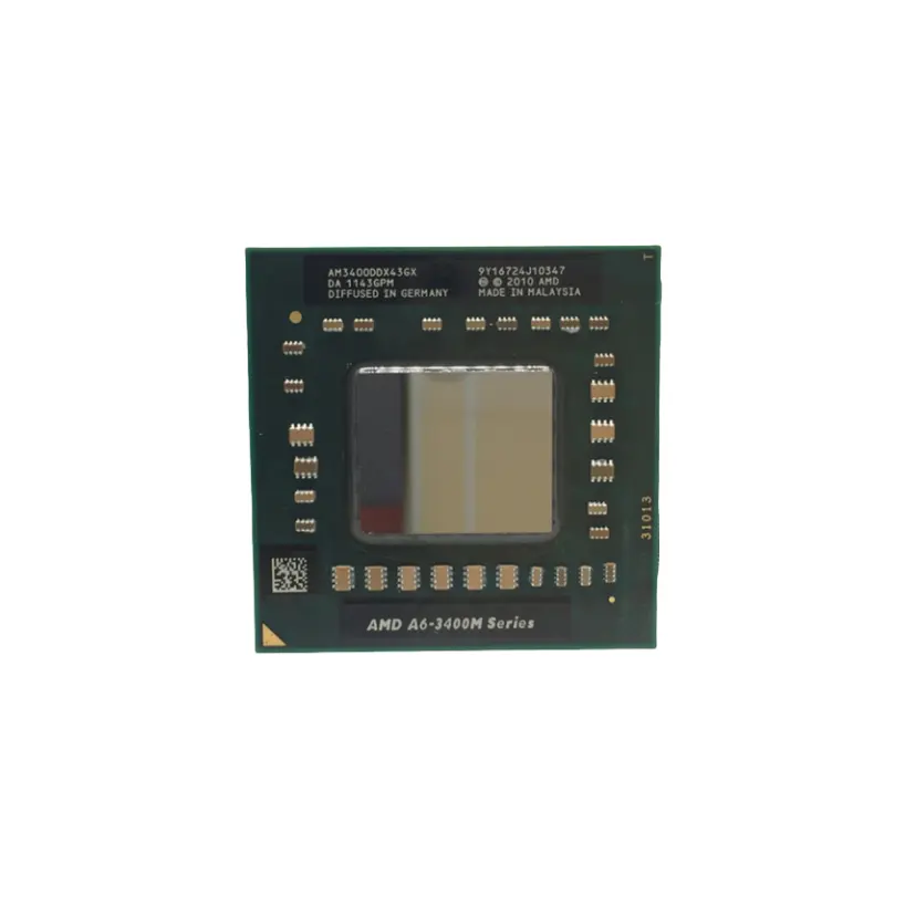 Orijinal AMD Dizüstü Dizüstü CPU işlemci A6-3400M a6-3400M 1.4 Ghz Soket FS1 A6 3400 M AM3400DDX43GX