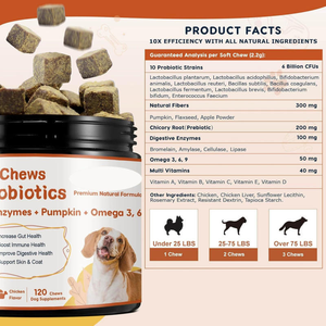 Probiotici Immunostimolanti in Morbide Compresse per Polli, Assorbimento Rapido, Sicuri, Favoriscono una Sana Funzione di Lieviti e Digestione - Product Image 4