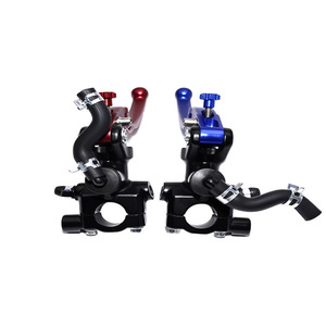 <span class=keywords><strong>Poignée</strong></span> <span class=keywords><strong>de</strong></span> <span class=keywords><strong>frein</strong></span> et d'embrayage pliable anti-chute compatible ASV en alliage d'aluminium haute résistance modifiée pour <span class=keywords><strong>moto</strong></span> tout-terrain avec croix - Product Image 3