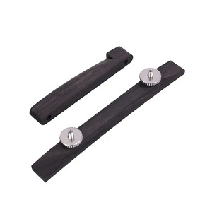 Puente de madera de ébano duradero para guitarra jazz archtop de 6 cuerdas, piezas de repuesto - Product Image 4