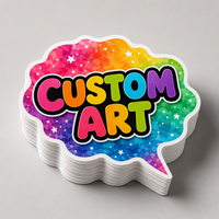 Impression d'étiquettes autocollantes résistantes aux UV, aux intempéries, durables, imperméables, avec logo personnalisé, autocollants en vinyle PVC découpés sur mesure