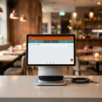 Terminal de point de vente Android 14 de 11 pouces avec écran tactile FHD, imprimante thermique intégrée de 80 mm, 4 Go + 64 Go pour la vente au détail, les restaurants, les cafés et les magasins