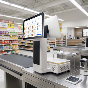 15.6 Inch All-in-one Dual Screen Touch POS Machine 80mm Thermal <b>Printer</b> Dual Core Processor Win-dows System - Product Image 1