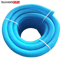 Conduit radial semi-rigide en HDPE de 90 mm, tuyau d'air frais aseptique écologique, tuyau de ventilation flexible ondulé