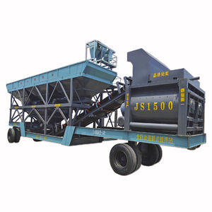 Twee Aggregaattrechter 60 M3/H Mengfabriek Mobiele Betonbatchinstallatie Hzs60 Klaar Elektrisch - Product Image 2