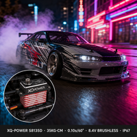 Servomoteur étanche XQ-POWER XQ-BLS8135D 35kg sans balais à couple élevé 210 degrés avec engrenage en acier inoxydable et aluminium CNC 8.4V pour voiture RC