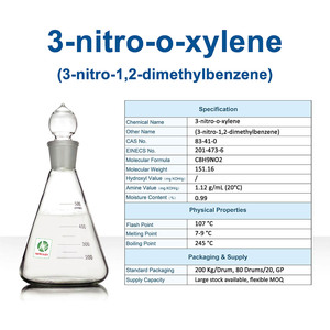 3-Nitroxylenes CAS 83-41-0, matière première chimique pour la synthèse organique, fourniture d'usine - Product Image 2