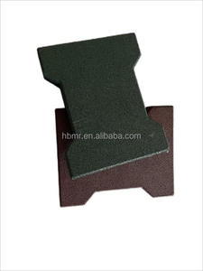 Açık kauçuk tuğla köpek kemik şekli at durak paspaslar at istikrarlı kauçuk karolar arka bahçe kauçuk - Product Image 4