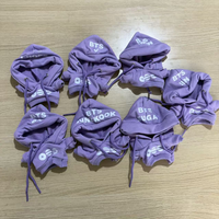 Housse de lightstick Kpop Arirang, modèle sweat à capuche violet, pour poupées en peluche de 20 cm, vêtements de poupée miniatures mignons, poupée en peluche douce, cadeau de soutien pour concert V JIn JK