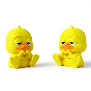 Pato de Vidrio Impreso en 3D, Decoración de Escritorio, Regalo de Cumpleaños Divertido, Bonito y Extraño - Product Image 1