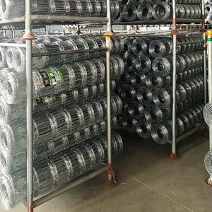 Recinzione per Allevamenti di Cavalli, Bovini e Cervi con Rete Quadrata Ondulata in Filo Metallico Zincato per Recintare Bestiame e Pollame - Product Image 2