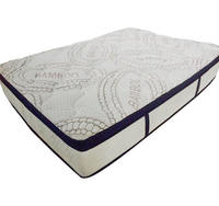 Surmatelas en mousse à mémoire de forme hybride haute densité à libération de pression, mousse viscoélastique compressée sous vide, taille King pour bébés et enfants