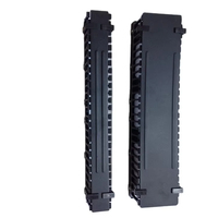 Gestion de câbles métalliques horizontaux 1U Gestion de câbles en rack à cadre ouvert Management-19inch de câbles en rack Armoire réseau Gestion de câbles