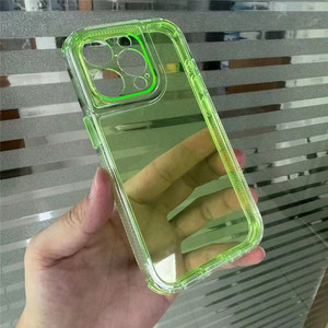 Chống sốc <span class=keywords><strong>TPU</strong></span> PC màu sắc rõ ràng Cover quay lại cho <span class=keywords><strong>Iphone</strong></span> 14 15 16 Pro cộng với Max trường hợp điện thoại - Product Image 6