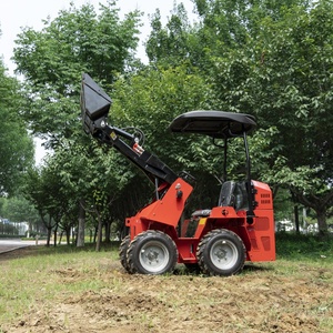 Mini-chargeuse compacte à roues légères et structure compacte pour la rénovation intérieure et les travaux agricoles - Product Image 4