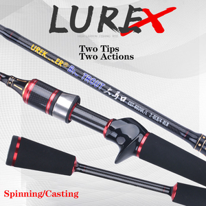 Canne à pêche télescopique FJORD ultra-légère en carbone, 2 sections, action lente, pour rivière, 90g, spinning et casting - Product Image 2