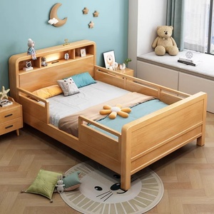 Camas de Madera de Alta Calidad a Precio de Fábrica, Camas Infantiles Personalizadas, Muebles de Dormitorio Económicos, Juego de Cama Infantil de Madera con Escritorio y Tobogán - Product Image 3