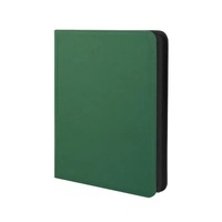 Classeur à chargement par le haut en cuir PU, 9 pochettes, 288 cartes, album à fermeture éclair à chargement latéral, 350x260x45mm pour cartes de jeu TCG Yugioh/cartes sportives