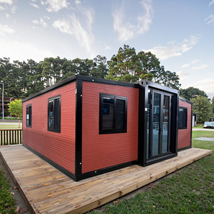 บ้านตู้คอนเทนเนอร์แบบพับได้และขยายได้หรูหรา20Ft 40Ft สำหรับห้องนอนตั้งแคมป์ดีไซน์จิ๋วแบบพับได้ - Product Image 6