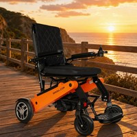 Kursi Roda Elektrik Lipat Tugas Berat Kapasitas Beban Tinggi Baterai Lithium Tahan Lama untuk Kebutuhan Mobilitas Pasien Disabilitas
