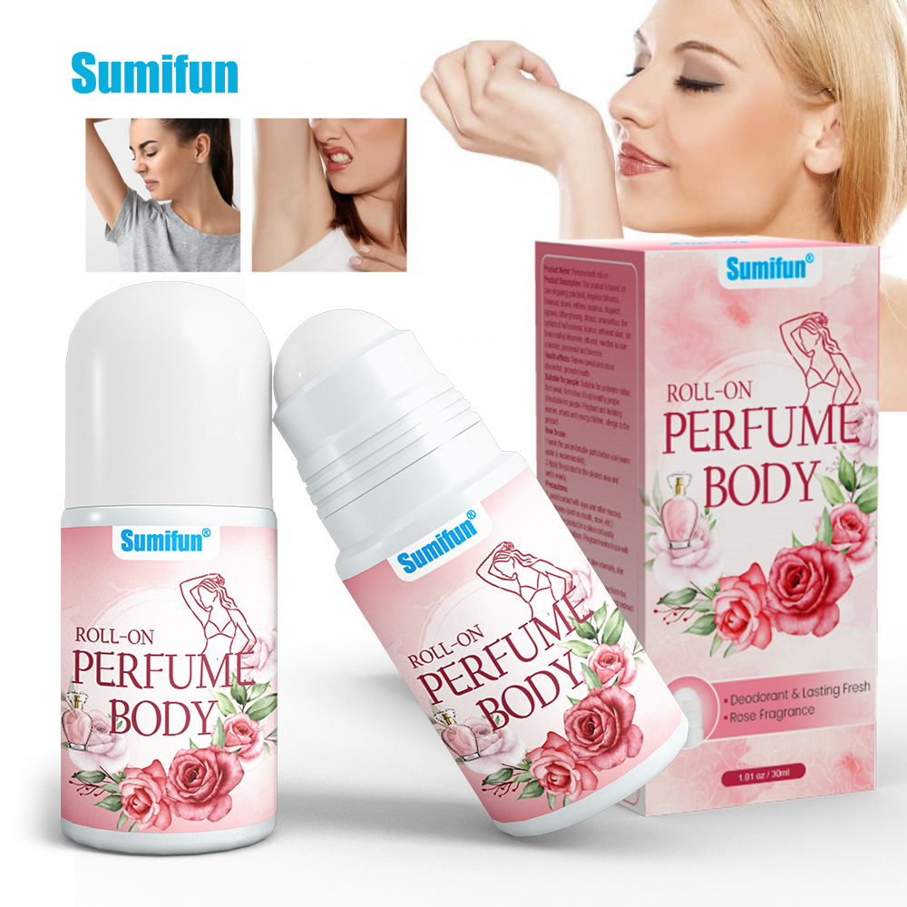 Wholesale Sumifun Private Label Herbal Perfume Body Gel Roll-On Safety 30ml Bottle 2 Year Shelf Life