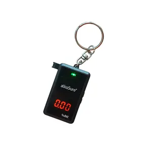 Alcohol Tester Wholesale Portable Smallest Fuel Cell Breath Keychain Alcohol Tester