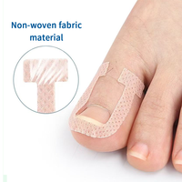 Autocollants pour ongles en forme de U, élastiques, beiges, pour les ongles incarnés |   Patchs orthopédiques ajustables sans colle pour manucure