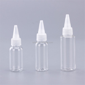 30 مللي 50ml100ml الحيوانات الأليفة طويلة طرف غطاء بلاستيكي صغير زجاحة ضغط زجاجة العسل - Product Image 3