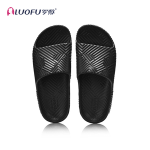 LUOFU รองเท้าแตะสำหรับผู้ชาย,รองเท้าแตะ Eva กันลื่นใส่ได้ทั้งสี่ฤดูใช้ในบ้านในร่มสำหรับห้องน้ำรองเท้าแตะคู่รัก - Product Image 5