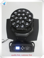 Projecteur de lumière 19x15W rgbw 4 en 1, adhésif Paky lavage k10b Rotation des yeux, effet de faisceau coloré, LED avec tête mobile et Zoom