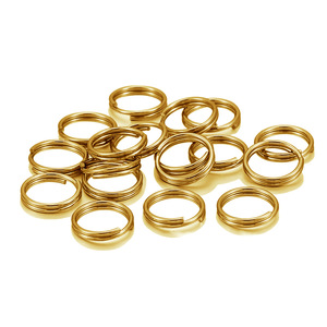 Conectores Redondos de Acero Inoxidable de Doble Anillo para Fabricación de Pulseras, 8mm 10mm 12mm 14mm 16mm 18mm 20mm - Product Image 2