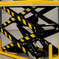 Plateforme élévatrice à ciseaux électro-hydraulique, machine de levage fixe, table de manutention de petits colis pour entrepôt, usine, port