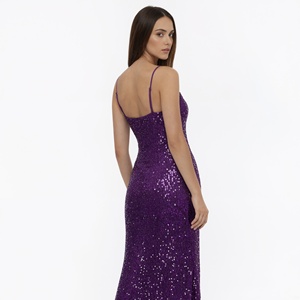Nouvelle Robe Longue d'Été pour Femme, Sexy, Dos Nu, Col Halter, Sans Manches, Couleur Unie, Amincissante, pour Soirée et Fête - Product Image 6