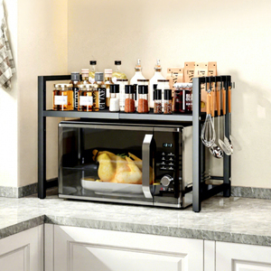 Nouveau support vertical réglable pour micro-ondes 2026 – Meuble de rangement de cuisine en gros - Product Image 3