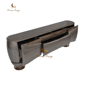 High End Modern Luxury Solid Wood <strong>Console</strong> <strong>Table</strong> Stainless Steel Frame Entryway <strong>Table</strong> With <strong>Storage</strong> - Product Image 2