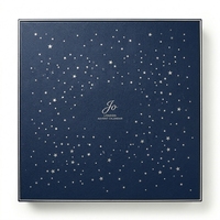 Boîte de rangement rigide haut de gamme, personnalisée, bleu marine, 24 tiroirs, boîte de calendrier de l'avent, cadeau de luxe pour parfums, bijoux, cosmétiques
