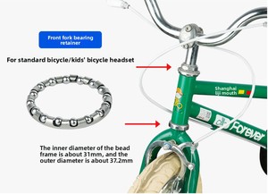 Lot de 4 supports de roulement à billes en acier au carbone pour boîtier de <span class=keywords><strong>pédalier</strong></span> arrière, fourche et <span class=keywords><strong>moyeu</strong></span> de vélo 1/4 1/8 3/8 3/16 5/16 - Product Image 5