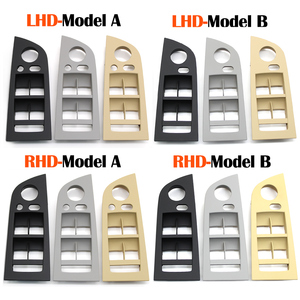 Panel de interruptor de Control de elevador de ventana de coche LHD RHD, decoración de botón de elevación de vidrio para BMW Serie 3 E90 E91 316 318 320 325 328i - Product Image 2
