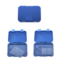 Boîte à bento pour enfants OREALMI SNPT46 2025 – Grande Vente – Boîte à déjeuner double niveau de taille moyenne avec 6 compartiments, étanche, en Tritan, écologique et sans BPA