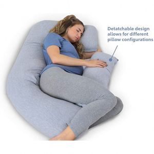 Almohada de espuma viscoelástica en forma de U para embarazo, soporte completo para el cuerpo durante la maternidad - Product Image 3