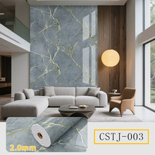 2Mm Hiện Đại Bằng Đá Cẩm Thạch Thiết Kế <span class=keywords><strong>PVC</strong></span> Trang Trí Phim Vinyl Tự Dính Hình Nền Cuộn Sẵn Sàng Để Tàu Trung Quốc Nhà Máy Giá Bán Buôn - Product Image 3