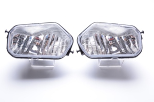 YongJin bagian ATV rumah lampu depan krom tanpa lampu untuk <span class=keywords><strong>Polaris</strong></span> Sportsman 800 500 850 Ranger 700 RZR 570 800 500 XP1000 - Product Image 2