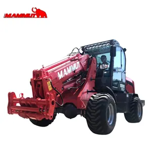 Mammut 1.6ton Construction Equipment Telescopic Boom Wheel Loader With Attachments