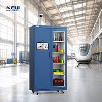 Gabinete Inteligente RFID para Consumibles Industriales, Doble Puerta, Automatizado, Reabastecimiento de Suministros MRO, con Pantalla Táctil de 15.6 Pulgadas y SDK