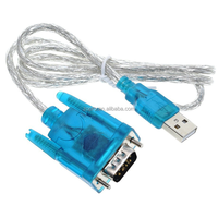 Cable de puerto serie USB a RS232 HL-340 de 9 pines compatible con Windows 7 de 64 bits