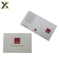 Brochures personnalisées bon marché tri-pliées pour la maintenance des produits, guides d'utilisation, dépliants en papier couché 20x10cm