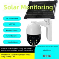 Caméra de surveillance extérieure solaire avec carte mémoire, faible consommation, sans réseau requis, vision nocturne HD sans fil Wi-Fi à distance