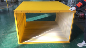 Cubierta <span class=keywords><strong>de</strong></span> fuelle <span class=keywords><strong>de</strong></span> seguridad flexible <span class=keywords><strong>de</strong></span> nailon, plataforma <span class=keywords><strong>de</strong></span> elevación <span class=keywords><strong>de</strong></span> tijera <span class=keywords><strong>de</strong></span> acordeón cuadrado en línea - Product Image 4