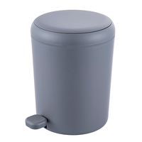 5L Ménage Mini Étape Pédale Poubelle Cuisine Unique Poubelle En Plastique